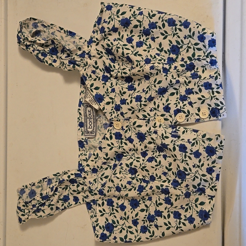 Floral crop top